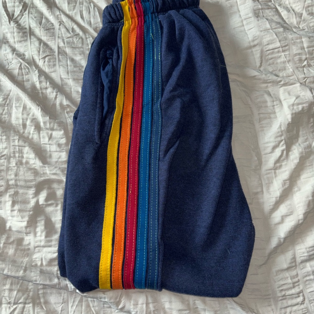 Aviator nation 5 stripe sweatpants
